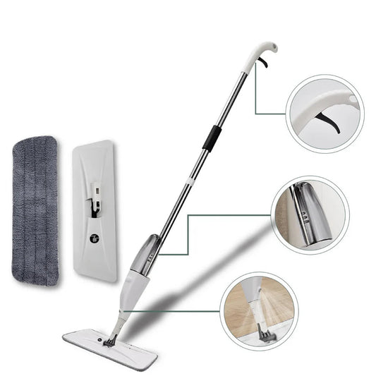 Spray Mop with Refillable Bottle