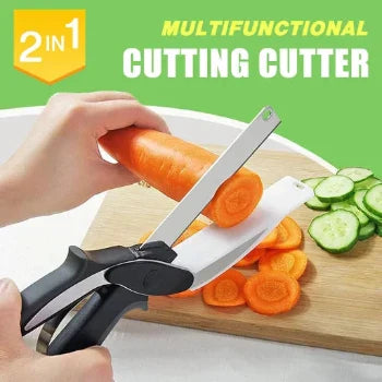 Kitchen clever cutter 2 in 1