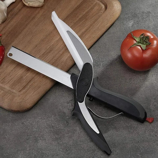 Kitchen clever cutter 2 in 1