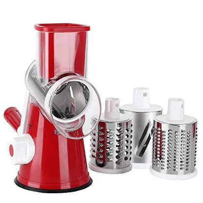 3 in 1 Manual Rotary Vegetable Drum Cutter