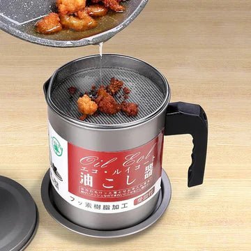 Stainless Steel Oil Stainer Pot